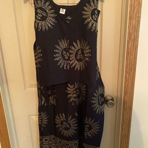 Rima Beachware Two Piece Top & Wrap Bottoms. Perfect for a cruise or beach trip